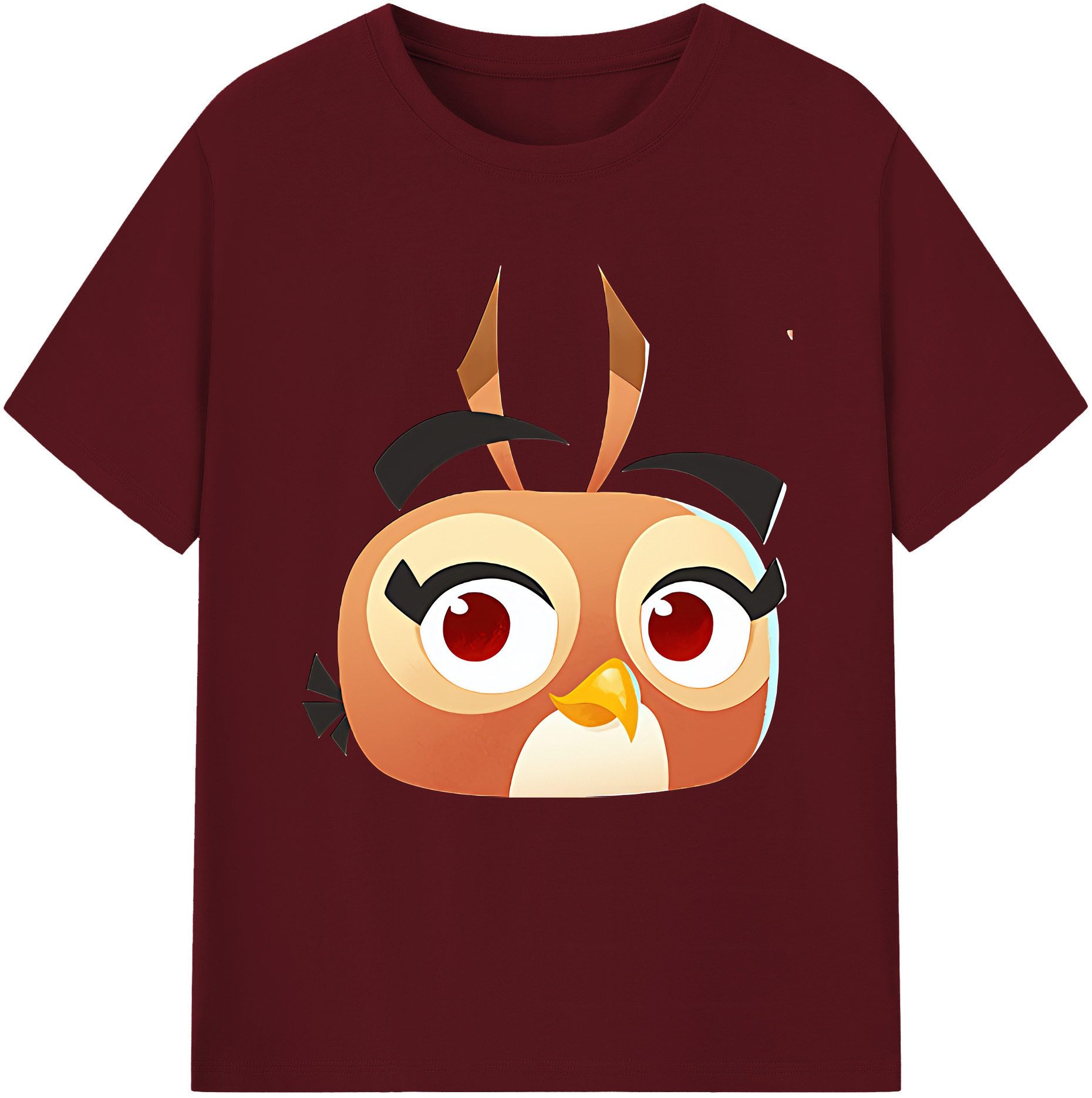 （画像用） Angry Birds アングリーバード 綿100％半袖Tシャツ（フロントプリント）